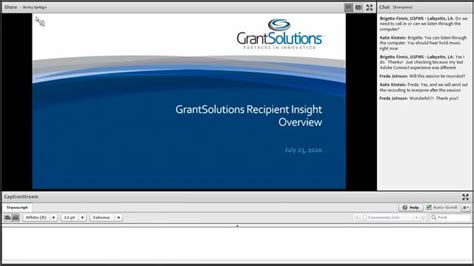 grantsolutions master series